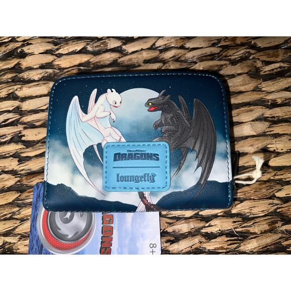 Loungefly How Train Your Dragon Toothless Light Fury Babies Backpack Wallet READ - Picture 9 of 10